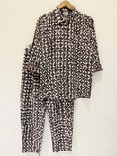 Mocha Petal Cotton Co-Ord Set