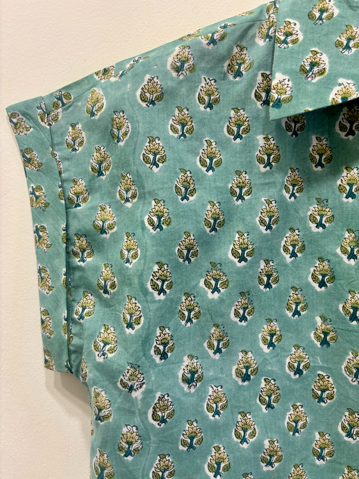 Gardenia Cotton Short Top