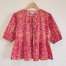 Block Printed Cotton Short Top