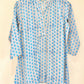 Block Printed Cotton Short Top