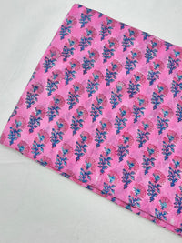 Cotton Dobby Block Printed Fabric