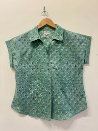 Gardenia Cotton Short Top
