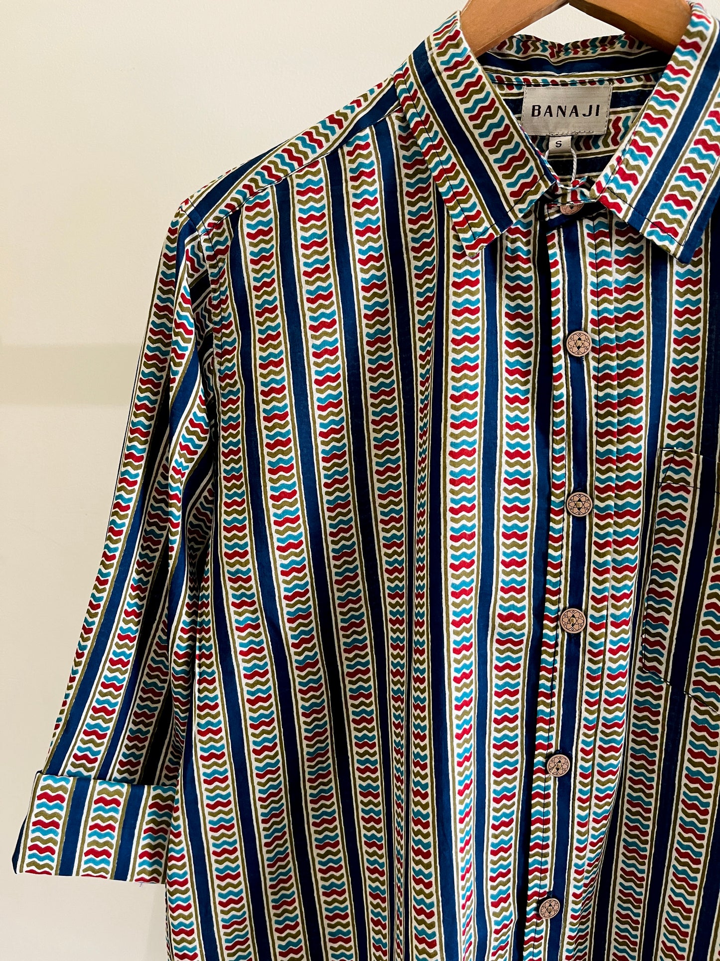 COTTON PRINTED FULL SLEEVE SHIRT