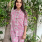 Pink Floral Jaal Printed Co-ord Set