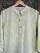 Block Printed Cotton Short Kurti