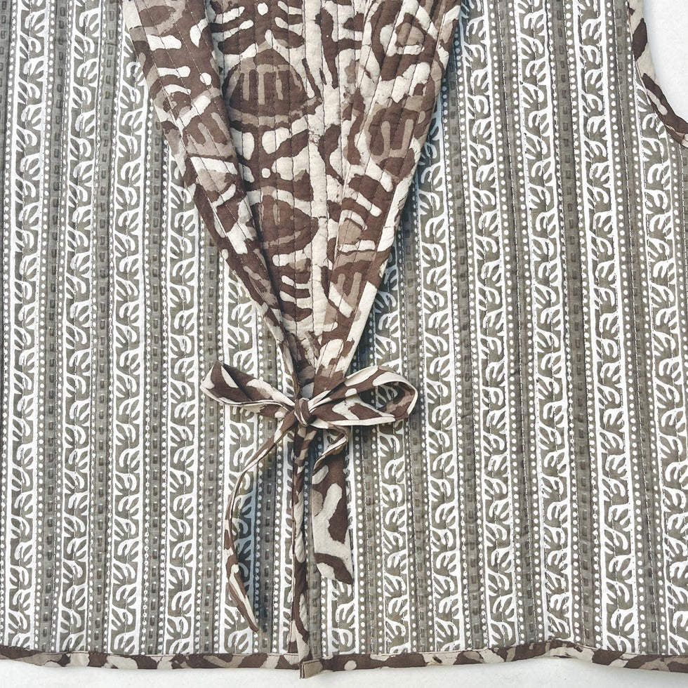 Cotton Quilted Reversible Jacket