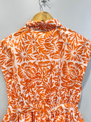 Tangerine Bow-Tie Cotton Top