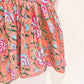 Peach Floral Block Printed Cotton Cami Top