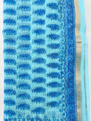 Block Printed Kota Doria Dupatta