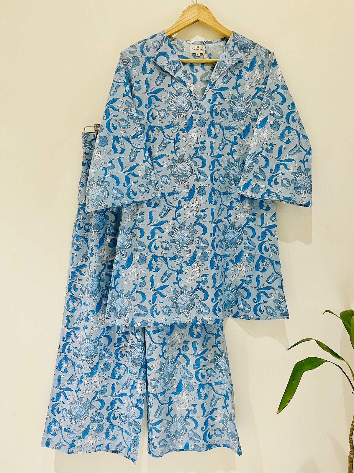 Sky Blue Co-Ord Printed Set