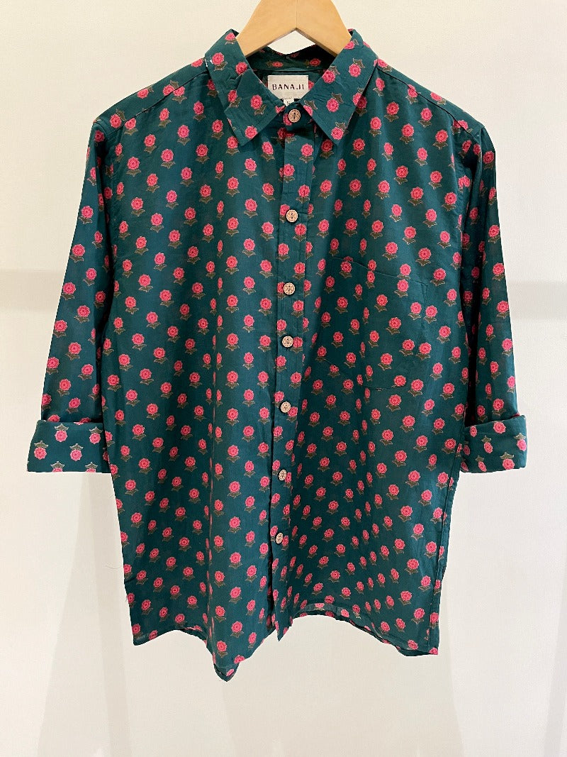 COTTON PRINTED FULL SLEEVE SHIRT