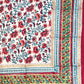 Royal Blooms Block Printed Bedsheet Set