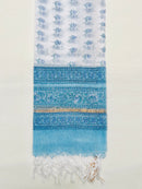 Block Printed Kota Doria Dupatta