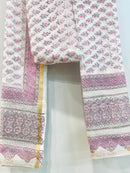 Block Printed Kota Doria Dupatta
