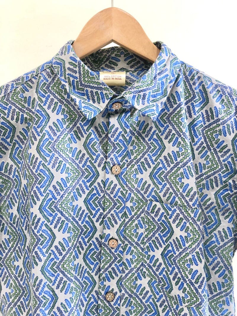 COTTON PRINTED HALF SLEEVE SHIRT