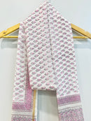 Block Printed Kota Doria Dupatta