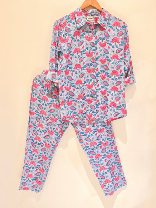 "Floral Bliss" Printed Co-ord Set