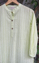 Block Printed Cotton Short Kurti