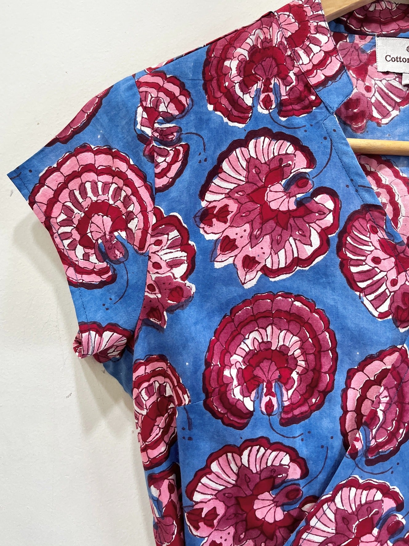 Berry Bloom Wrap Cotton Top