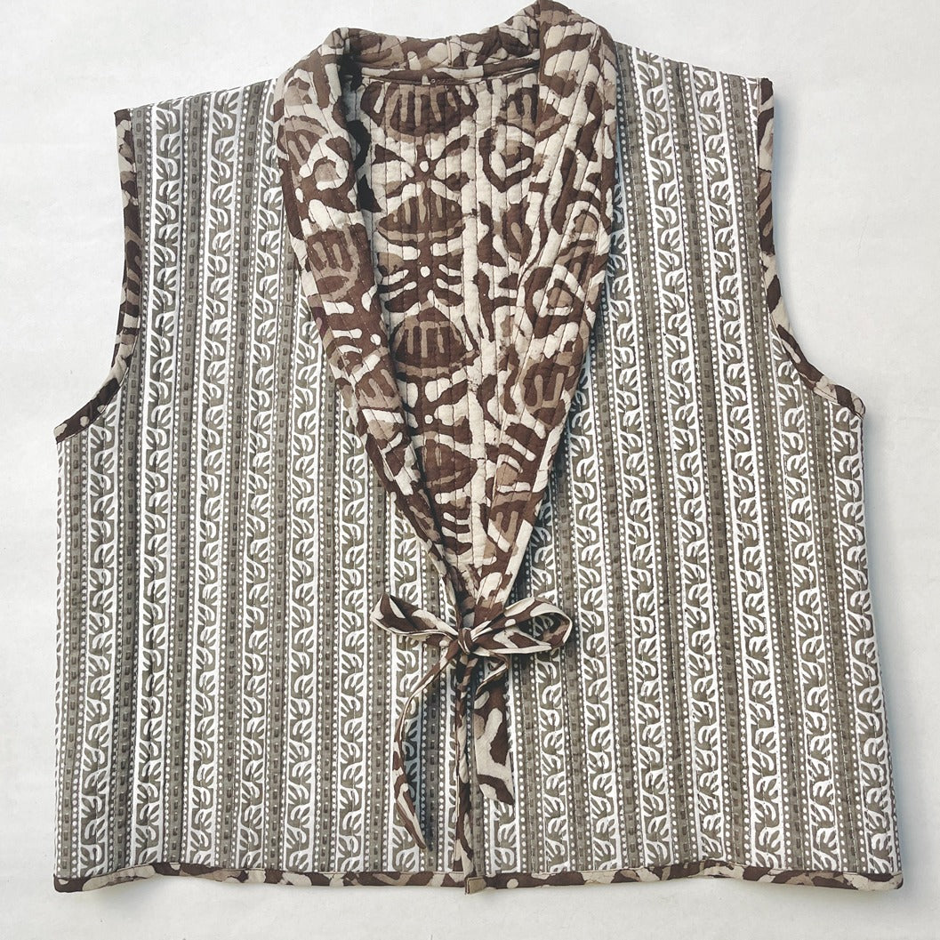 Cotton Quilted Reversible Jacket