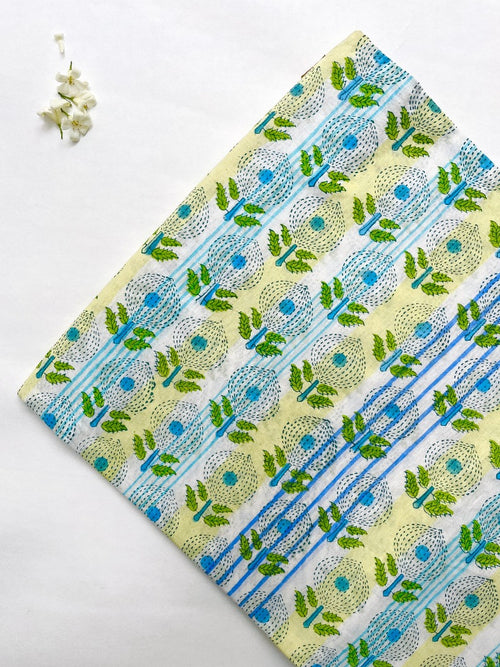 Cotton Block Printed Fabric