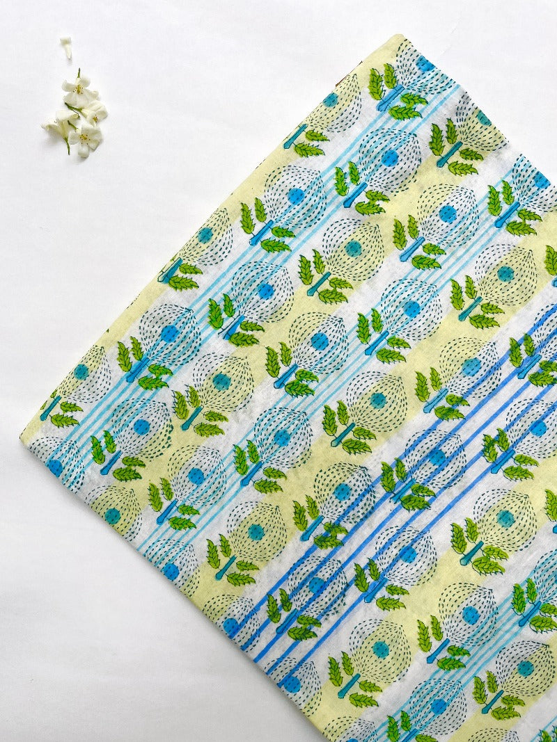 Cotton Block Printed Fabric