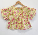 Sunshine Twist Cotton Short Top