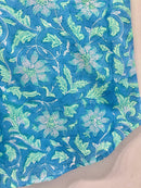 Azure Cotton Short Top