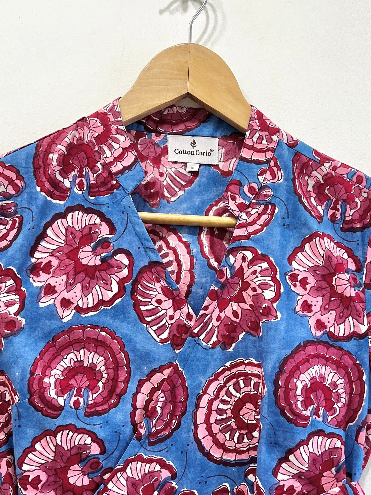 Berry Bloom Wrap Cotton Top