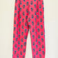 Pink Printed Cotton Pants