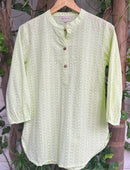 Block Printed Cotton Short Kurti