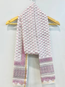 Block Printed Kota Doria Dupatta
