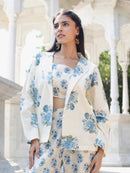 Isha Cotton Blazer Co-Ord set