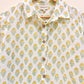 Sunshine Buta Bliss: White Yellow Printed Co-ord Set