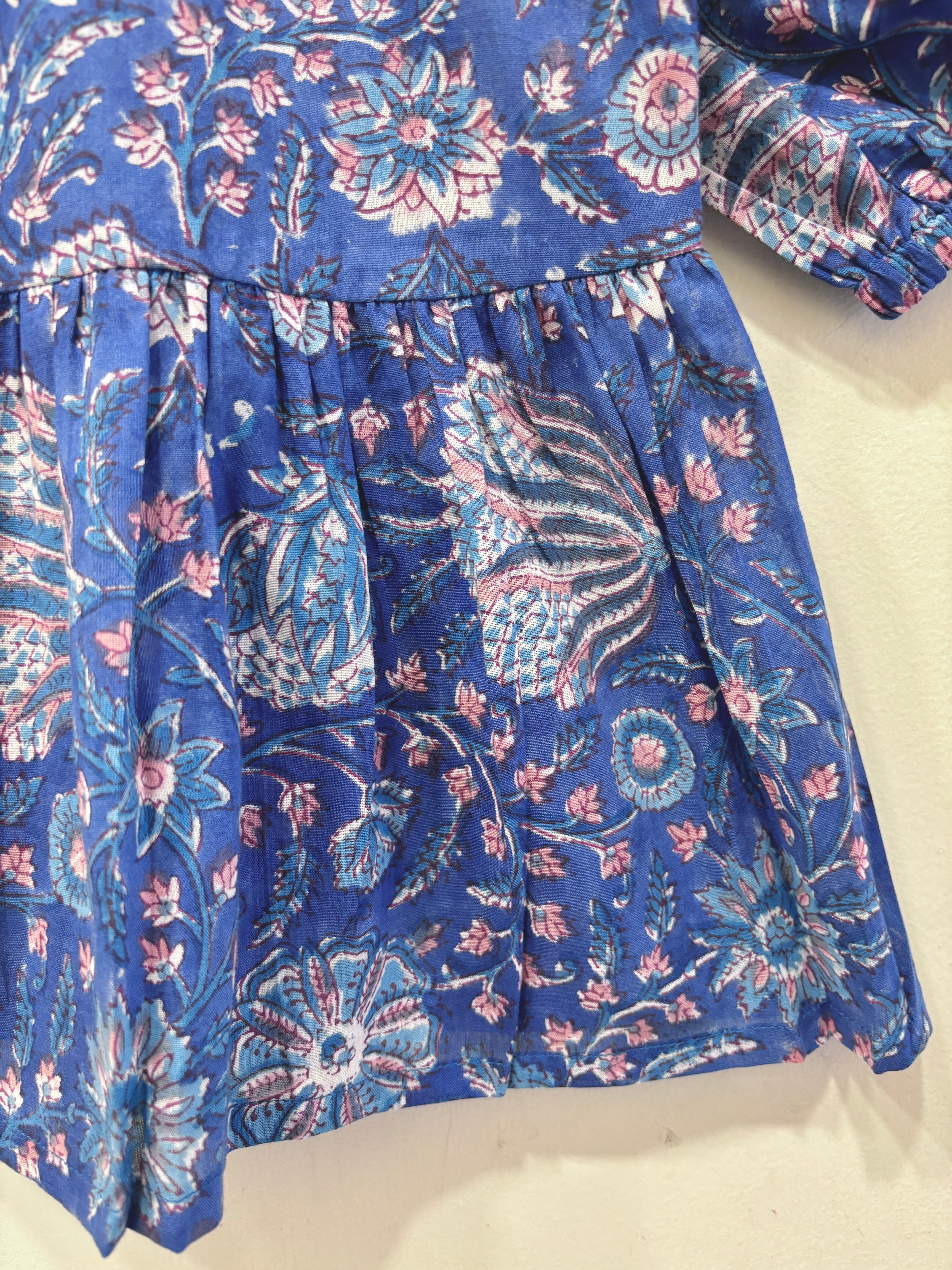 Block Printed Cotton Short Top