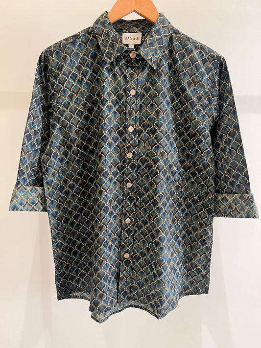 COTTON PRINTED FULL SLEEVE SHIRT