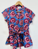 Berry Bloom Wrap Cotton Top