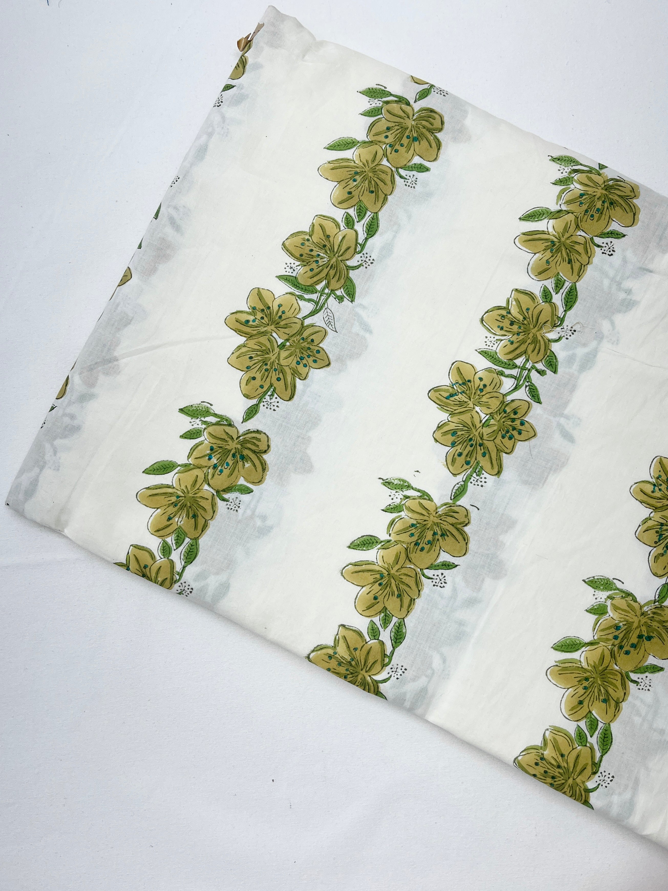 Cotton Block Printed Fabric