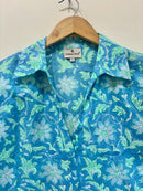 Azure Cotton Short Top