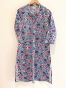 Winter Blooms Printed Cotton Kurta