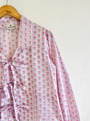 Block Printed Short Top