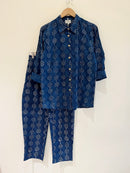 Midnight Raindrop Cotton Co-Ord set