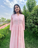 Pink Buti Printed Dress