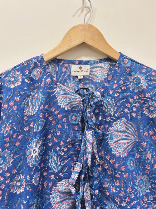 Block Printed Cotton Short Top