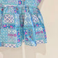 Blue Patchwork Block Printed Cotton Cami Top