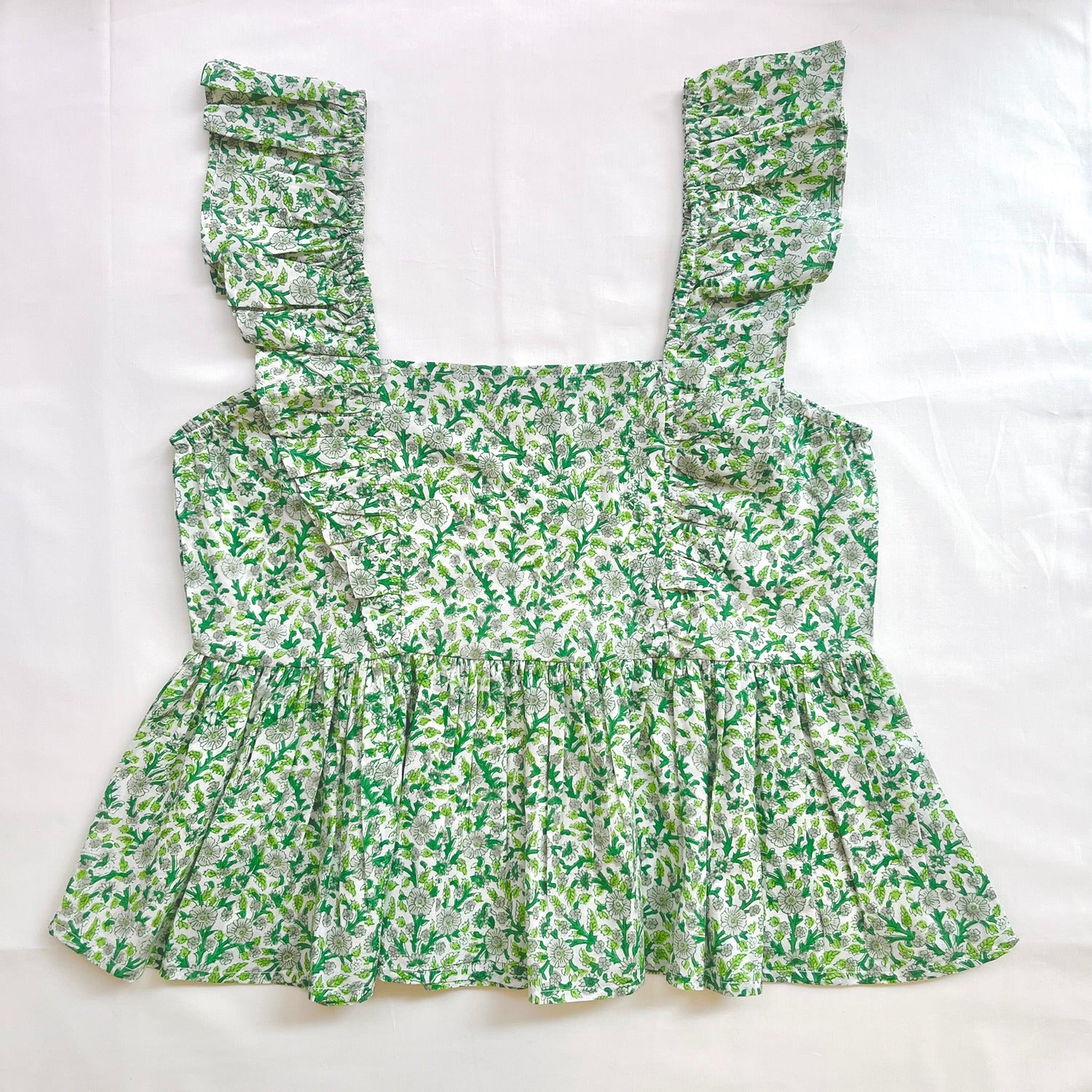 Block Printed Cotton Short Top