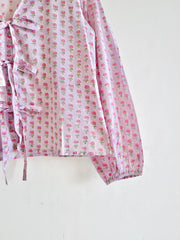 Block Printed Short Top