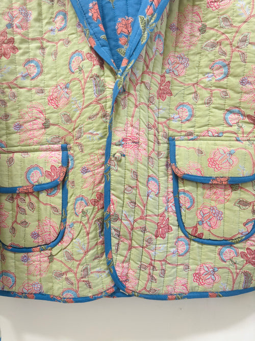 Cotton Quilted Reversible Jacket