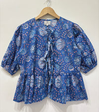 Block Printed Cotton Short Top