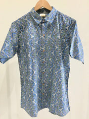 Cotton Printed Half Sleeve Shirt